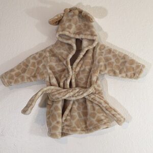 HB Giraffe Hooded Soft Plush Baby Bath Robe